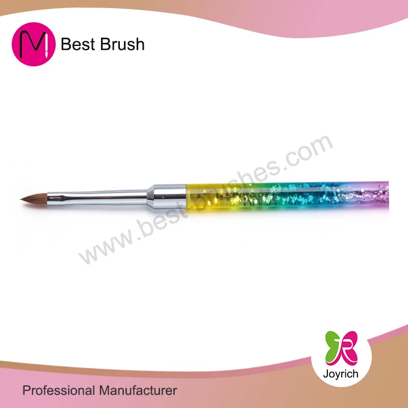 3 колеру Sparkle Kolinsky 3D Nail Brush